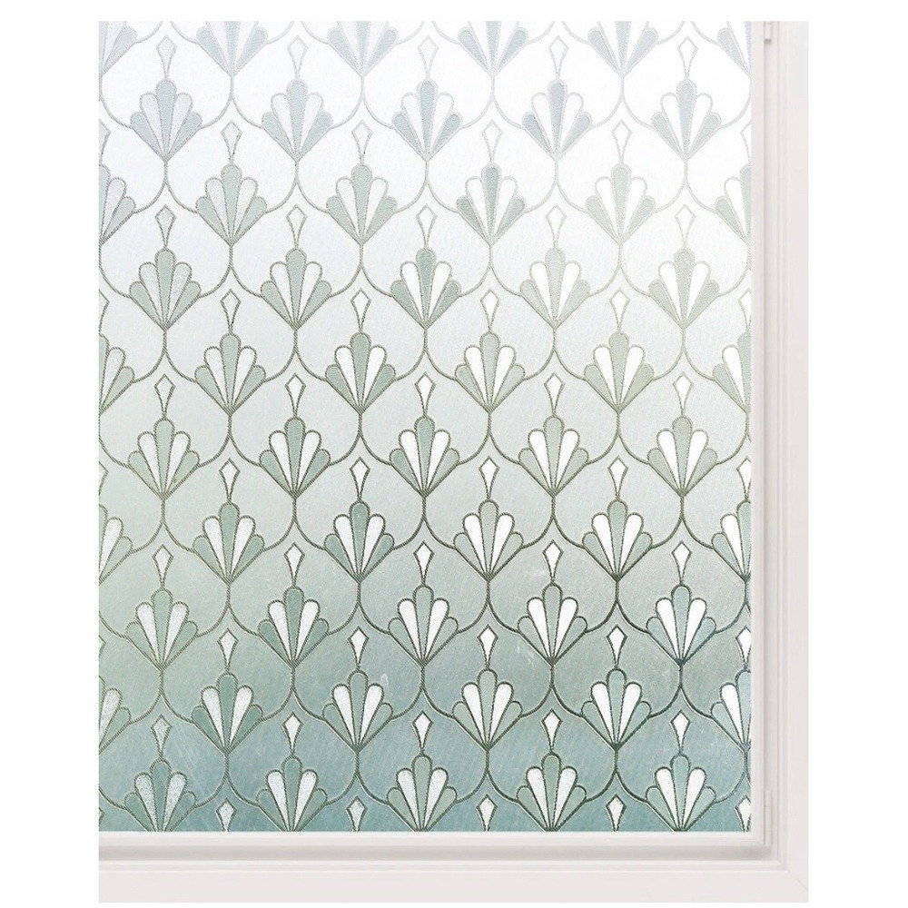 rabbitgoo Privacy Window Film Frosted Sun Blocking Self Static Cling Decorative